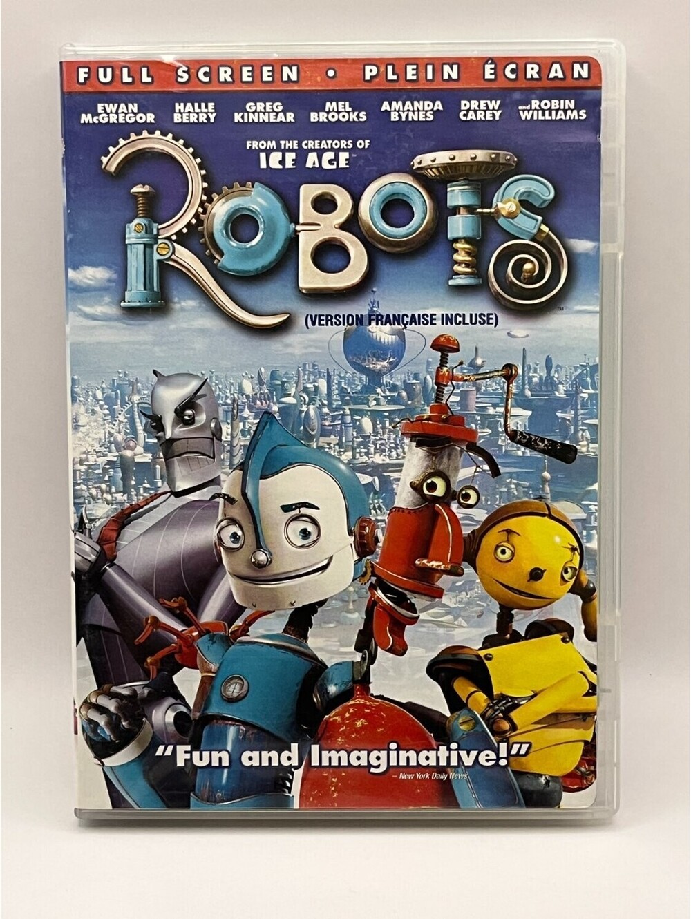 Robots DVD Full Screen Ewan McGregor 2005 Animation Chris Wedge